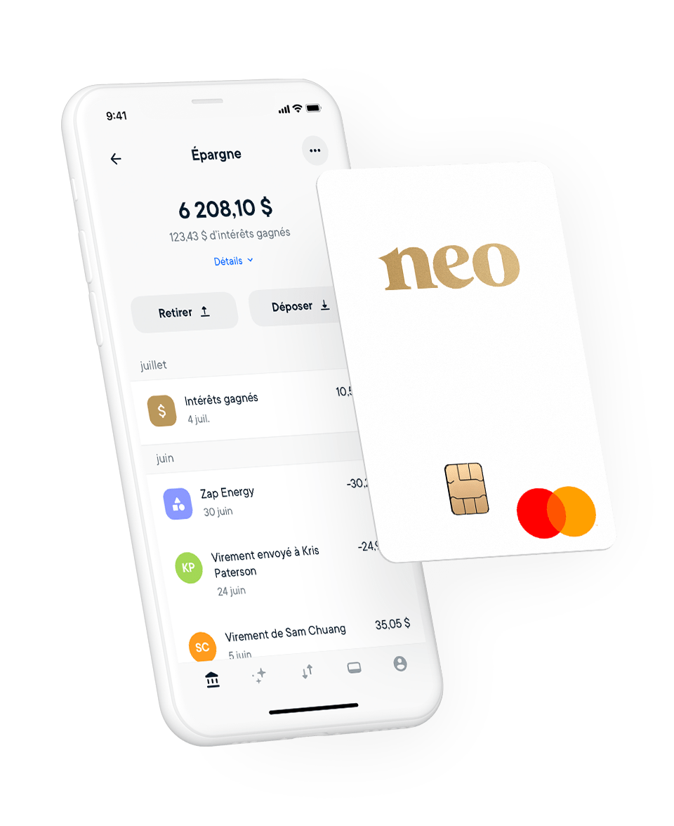 Neo Financial Spending, Savings & Rewards